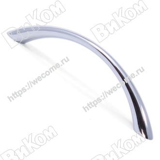 Оптом купить Ручка скоба 211-64 мм  хром (100, 1000*) в мебельная фурнитура оптом и в розницу ВиКом.