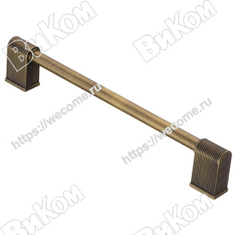 Оптом купить Ручка скоба EL-7220-160 MAB античая бронза , KERRON (25,125*) в мебельная фурнитура оптом и в розницу ВиКом.