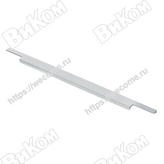 Оптом купить Ручка торцевая RT-001-700, хром KERRON (25*) в мебельная фурнитура оптом и в розницу ВиКом.