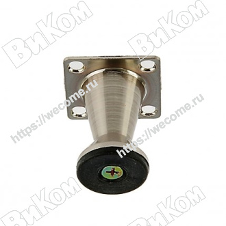 Оптом купить Ножка мебельная конус H=51-60 мм, нержавейка (20*) в мебельная фурнитура оптом и в розницу ВиКом.