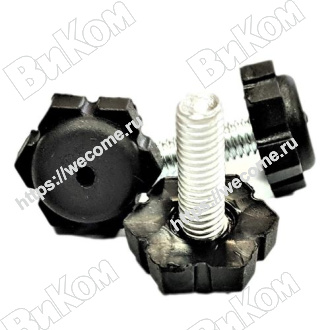 Оптом купить Опора М6х L= 17  мм, (ОС-17) (250, 2500*) в мебельная фурнитура оптом и в розницу ВиКом.