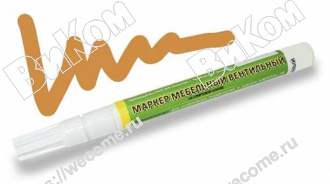 Оптом купить Маркер вентильный, цвет вишня оксфорд в мебельная фурнитура оптом и в розницу ВиКом.