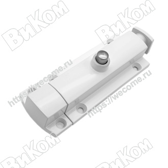 Оптом купить Защелка автомат L=65мм, белый (10*) в мебельная фурнитура оптом и в розницу ВиКом.