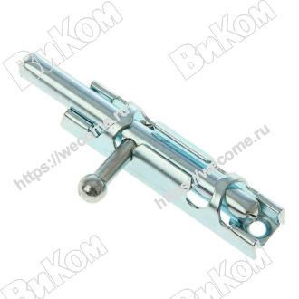 Оптом купить Задвижка шпингалет сантех ЗДН (цинк) (ЗТ-1/200*) в мебельная фурнитура оптом и в розницу ВиКом.
