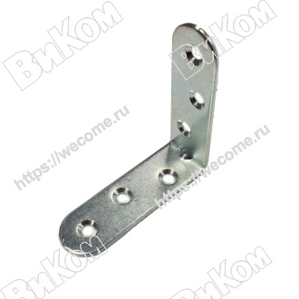 Оптом купить Кронштейн МК 60х60, цинк (300*) в мебельная фурнитура оптом и в розницу ВиКом.