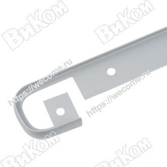Оптом купить Планка щелевая, хром мат. (R-9), 28мм Т-образная (100*) 1517 в мебельная фурнитура оптом и в розницу ВиКом.